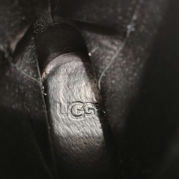 UGG Camden Exotic Calf Hair Leather High Heels Womens Ankle Boots Booties Size 7 - Picture 8 of 8